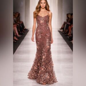 Dress The Population Giovanna Embellished Gown NWOT XS